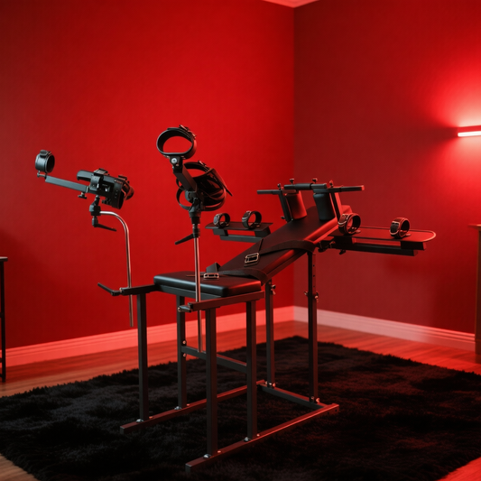 Full-Size Bondage Training Chair – BDSM Dungeon Furniture BF14