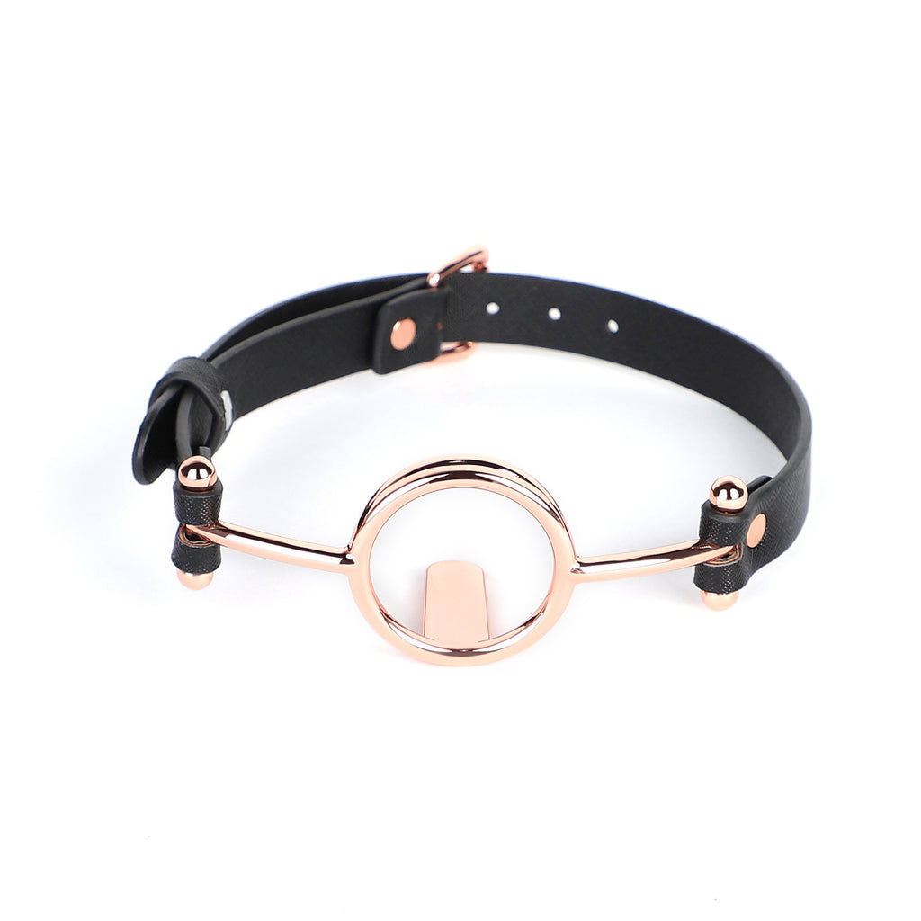 Leather Alloy Mouth Gag — BDSM BM21