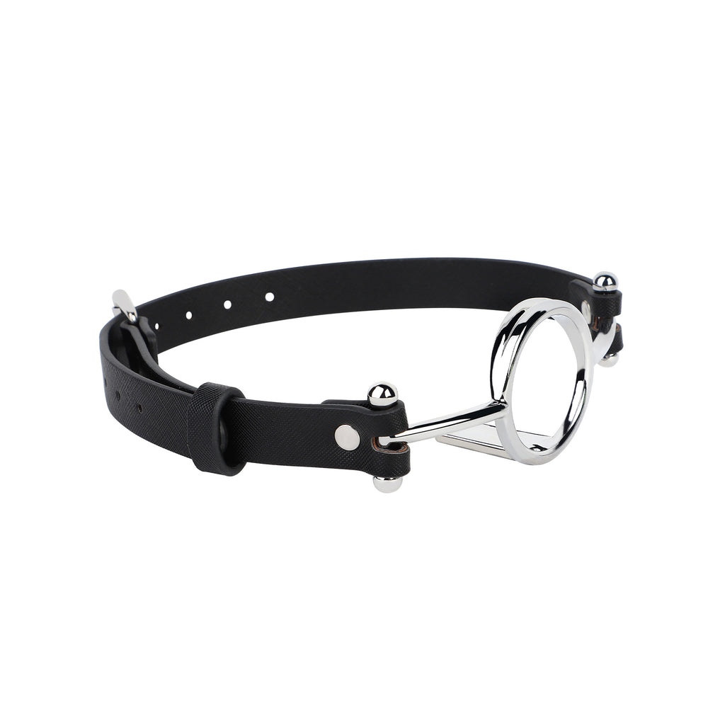 Leather Alloy Mouth Gag — BDSM BM21