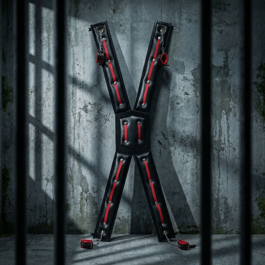 Large St. Andrew's Cross BDSM Bondage X-Frame BF35