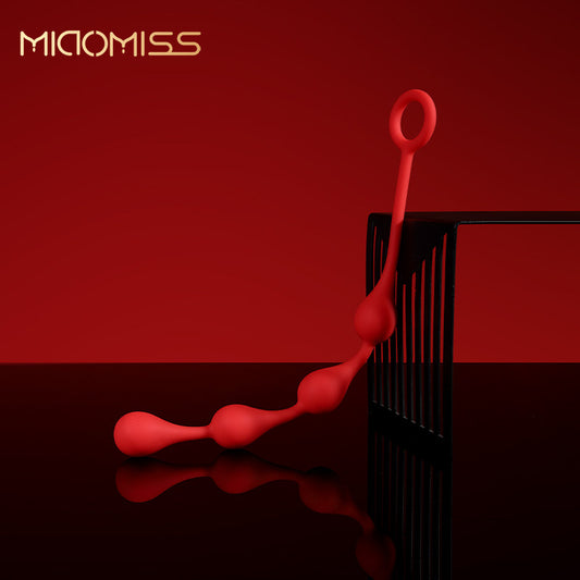 Red Silicone Butt Plug BM42