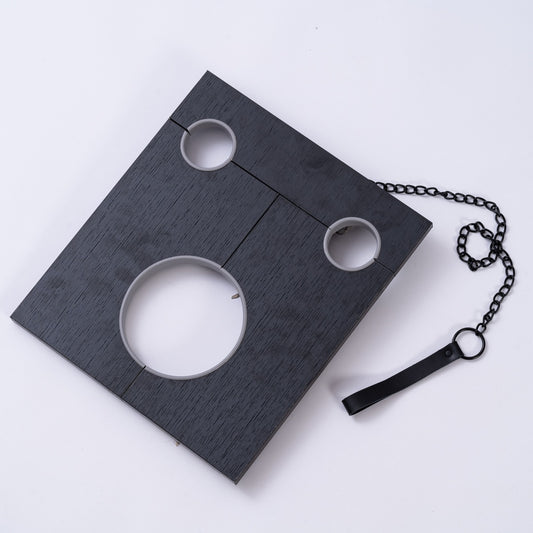 Wooden Stocks & Wrist Shackles – BDSM Training Device BF20