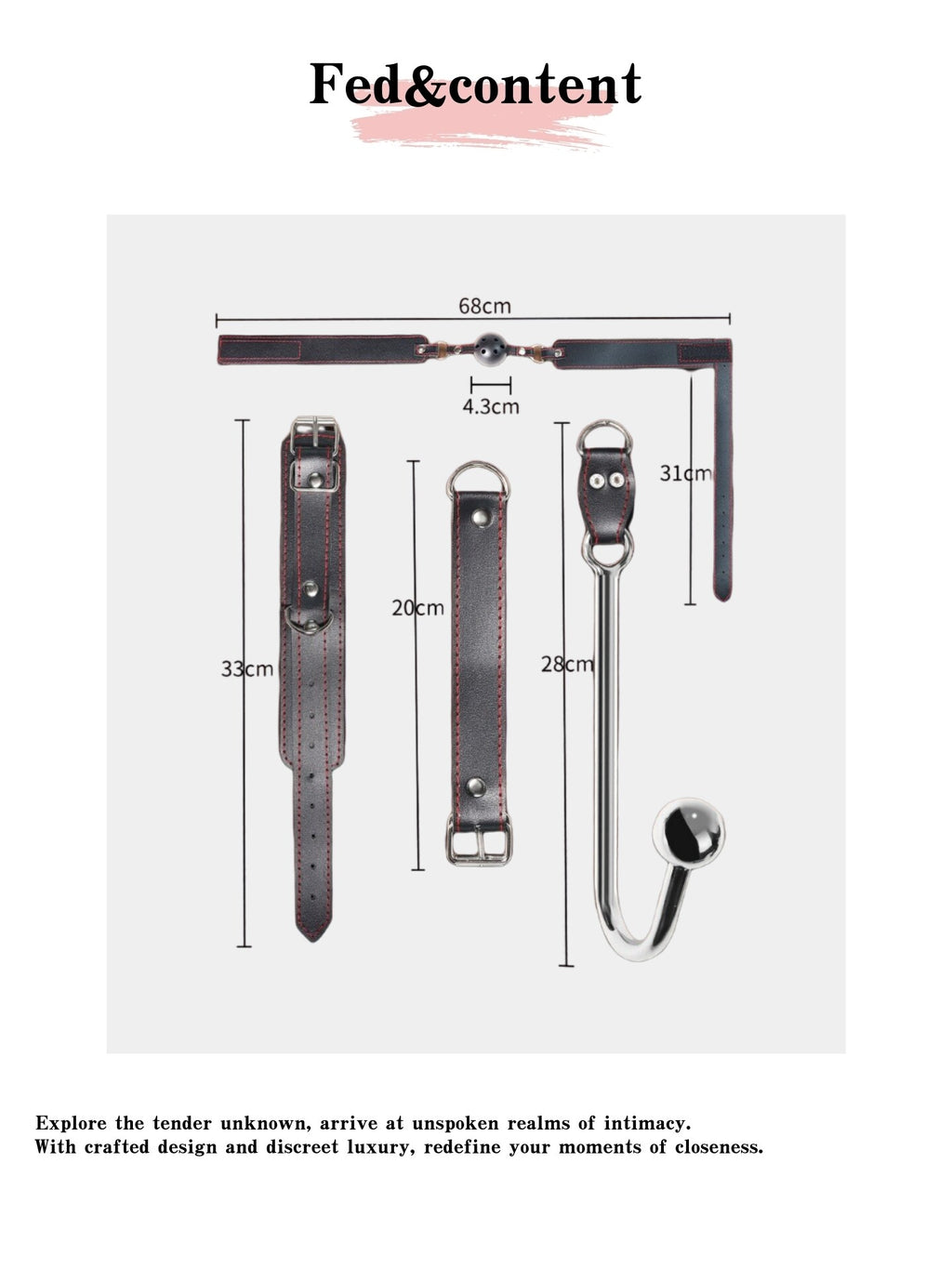 3-in-1 Bondage Set BM51
