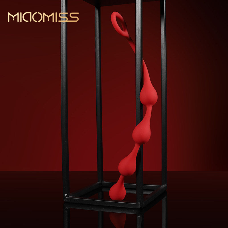 Red Silicone Butt Plug BM42