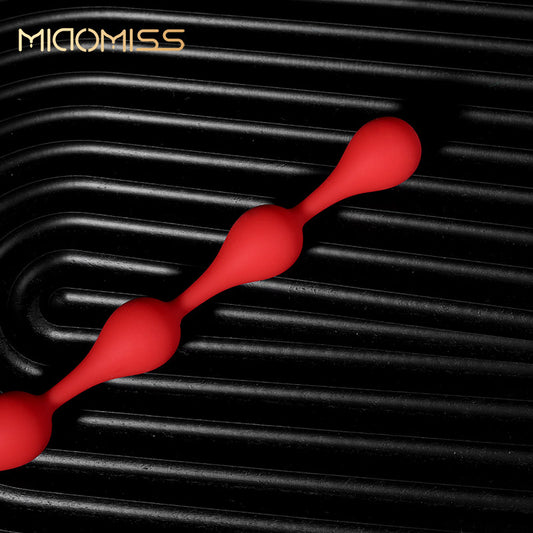 Red Silicone Butt Plug BM42