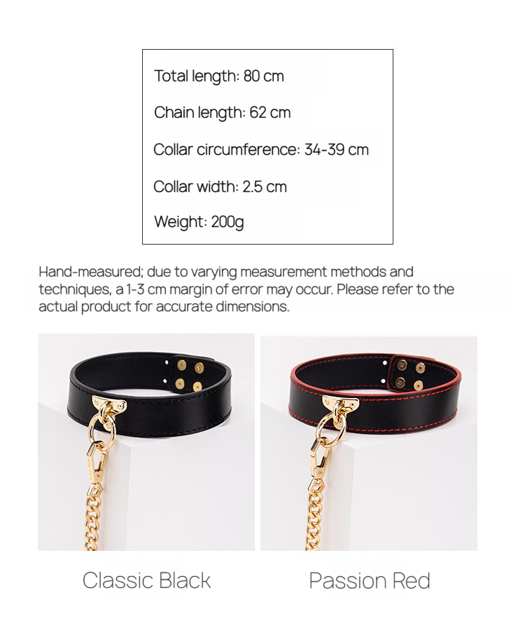 BDSM Day Collar — Black Gold Edition BM20