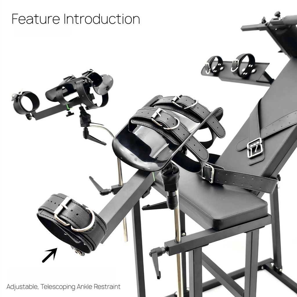 Full-Size Bondage Training Chair – BDSM Dungeon Furniture BF14