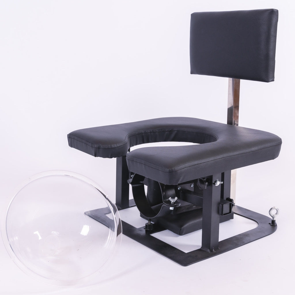Heavy-Duty SM Discipline Toilet Chair – Extreme Bondage Seat BF34