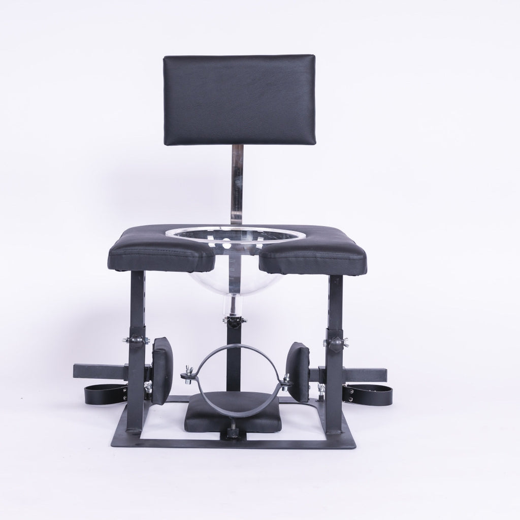Heavy-Duty SM Discipline Toilet Chair – Extreme Bondage Seat BF34