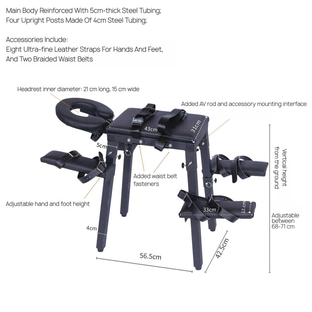 Medium-Large Octopus Bondage Stool – BDSM Training Furniture BF15