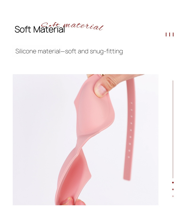 Soft Silicone Sensory Blindfold for BDSM Play BM29