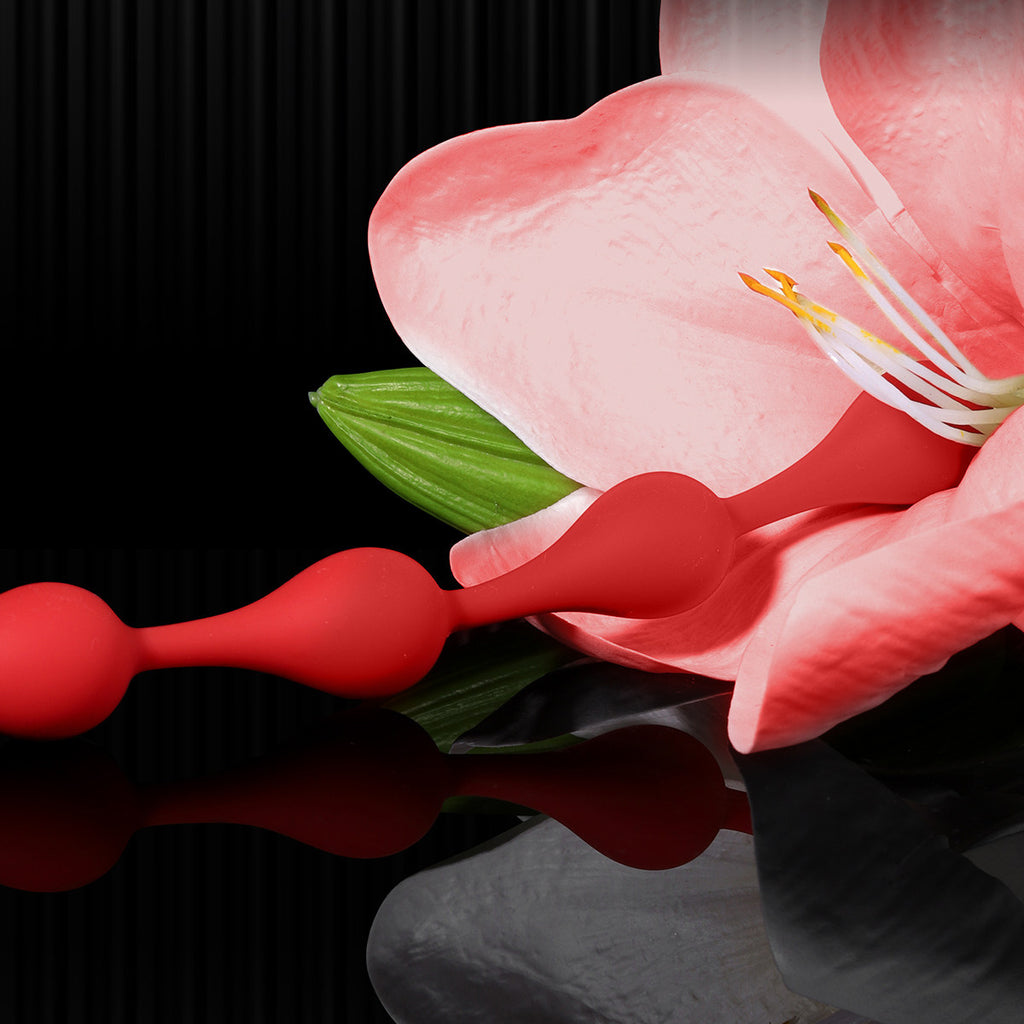Red Silicone Butt Plug BM42
