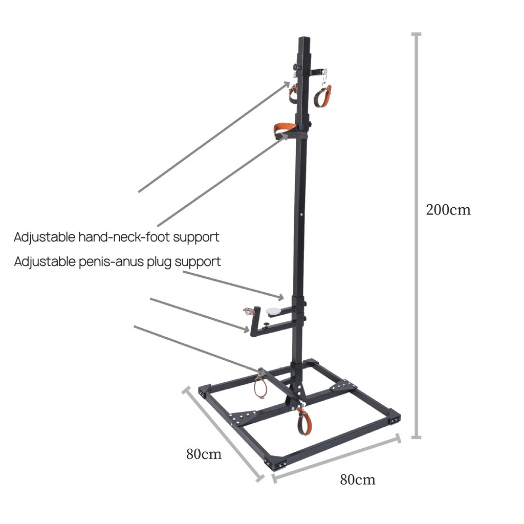 Standing Cross Restraint Frame – Punishment & Bondage Rack BF19