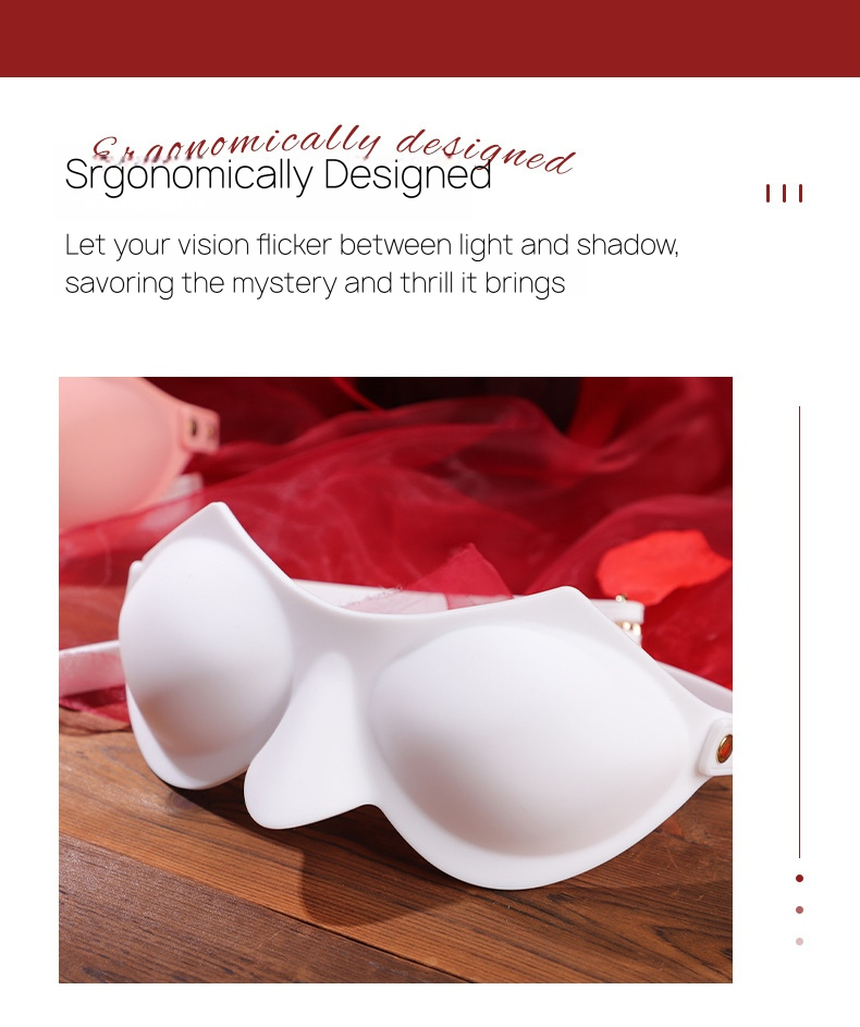 Soft Silicone Sensory Blindfold for BDSM Play BM29