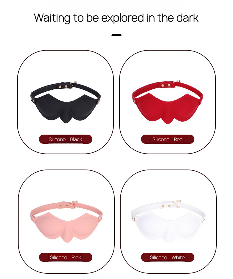 Soft Silicone Sensory Blindfold for BDSM Play BM29