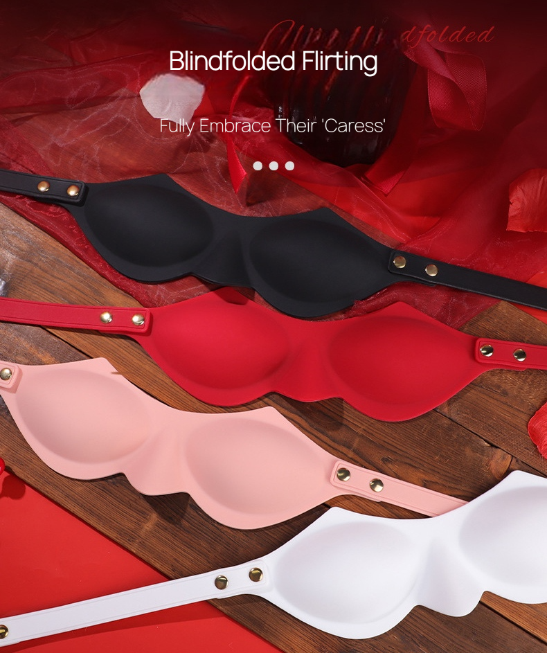 Soft Silicone Sensory Blindfold for BDSM Play BM29