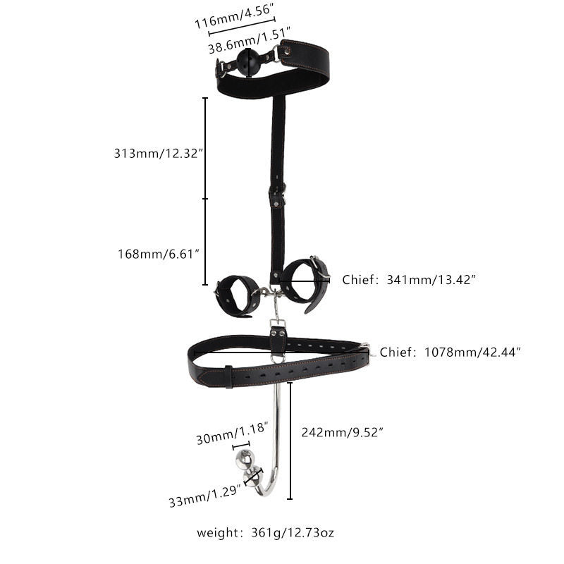 3-in-1 Bondage Set BM51