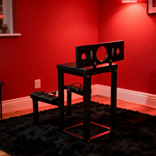 Hand & Neck Restraint SP Bondage Chair BF17