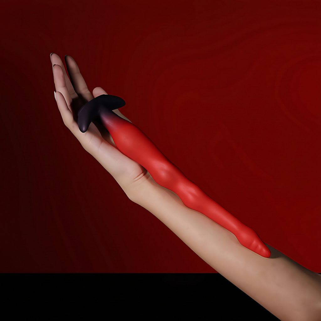 Ultra Long Liquid Silicone Deep Penetration Anal Plug BM31