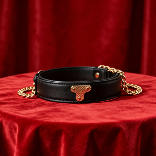 BDSM Day Collar — Black Gold Edition BM20