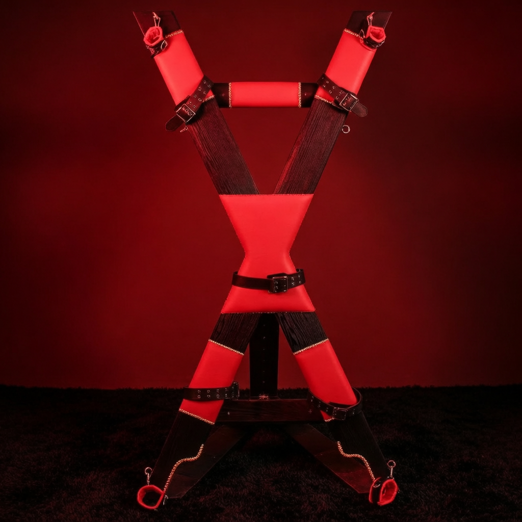 St. Andrew's Cross BDSM Bondage X-Frame  BF21